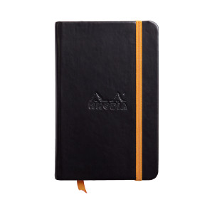 Rhodia Hardcover Notebook - Small - Black - Lined